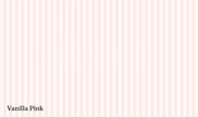 Çizgili Duvar Kağıdı Vanilla Pink; beyaza yakın zemin üzerinde çok açık pembe dikey çizgiler.