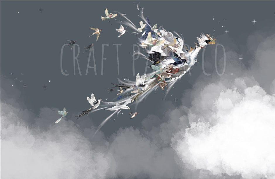 Anka Kuşu Duvar Kağıdı — detay görünümü | Craft Paper Co