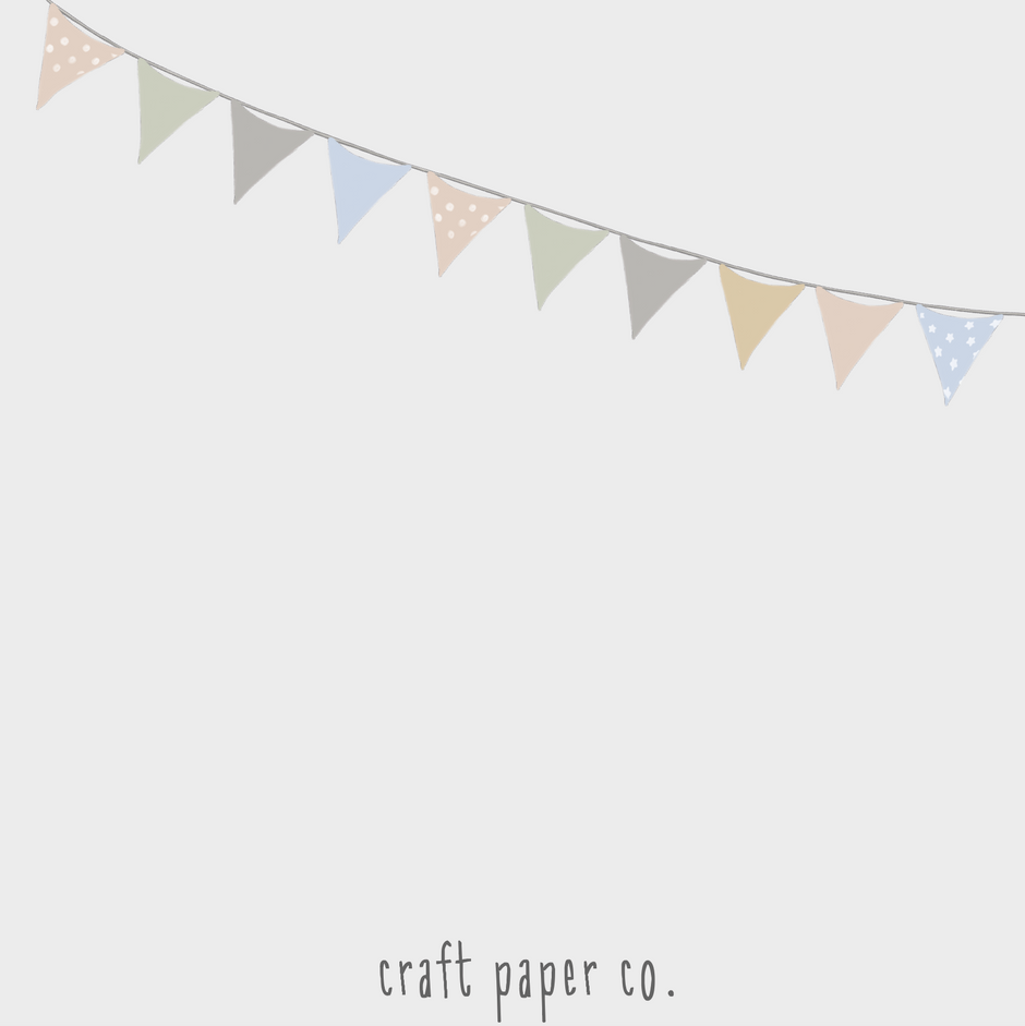 Bayraklar Çocuk Odası Duvar Sticker — El çizimi çocuk odası duvar sticker | Craft Paper Co