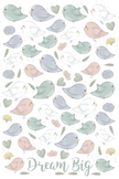 Bıdık Kuşlar Çocuk Odası Duvar Sticker — El çizimi çocuk odası duvar sticker | Craft Paper Co