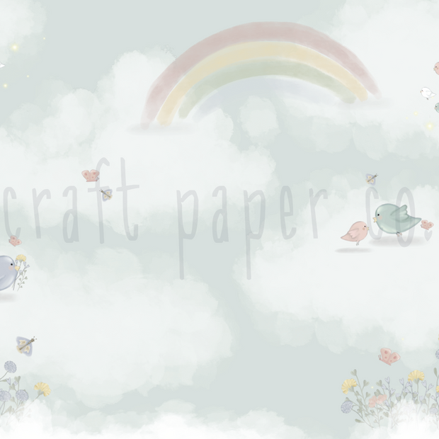 Bıdık Kuşlar Duvar Kağıdı — detay görünümü | Craft Paper Co