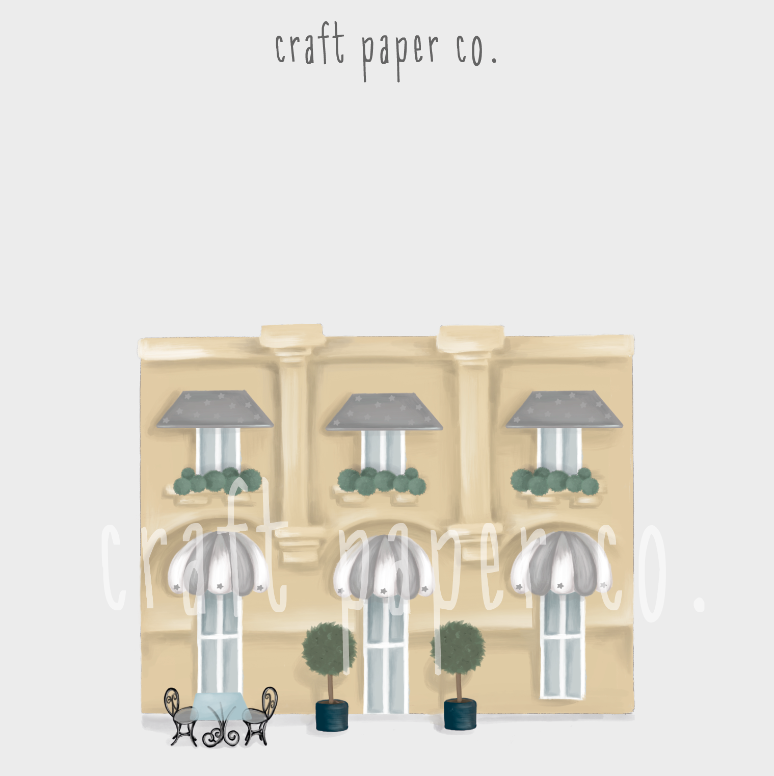 Bıdık Oteli Çocuk Odası Duvar Sticker — detay görünümü | Craft Paper Co