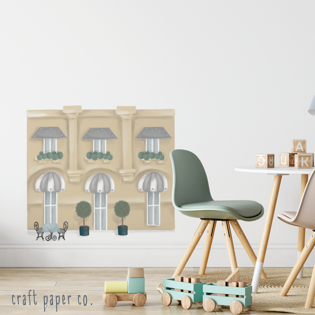 Bıdık Oteli Çocuk Odası Duvar Sticker — El çizimi çocuk odası duvar sticker | Craft Paper Co
