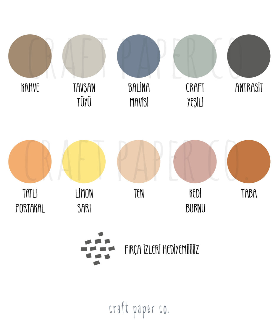 Bohem Dekoratif Daire Duvar Sticker — detay görünümü | Craft Paper Co