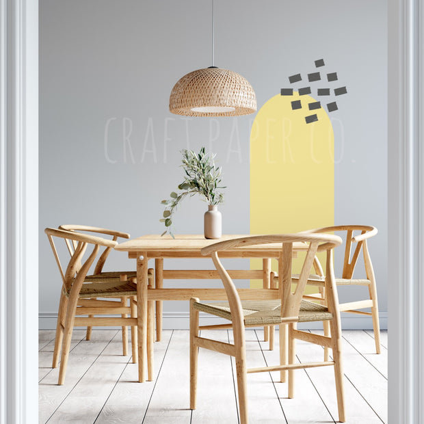 Bohem Dekoratif Kemer Kap Duvar Sticker Çocuk Odası Duvar Kağıdı — El çizimi, ölçüye özel üretim | Craft Paper Co