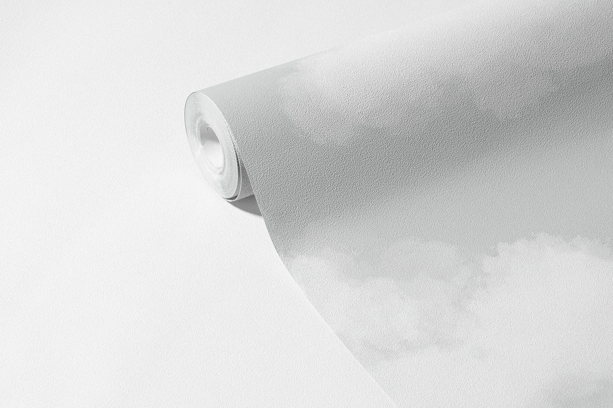 Bulutlar Dolunay Duvar Kağıdı; 94 cm non-woven kağıt rulosunda desen ve doku görünümü | Craft Paper Co