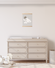 Bulutlar Çocuk Odası Posteri — El çizimi çocuk odası posteri | Craft Paper Co