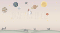 Ceylan Astronot Duvar Kağıdı — detay görünümü | Craft Paper Co