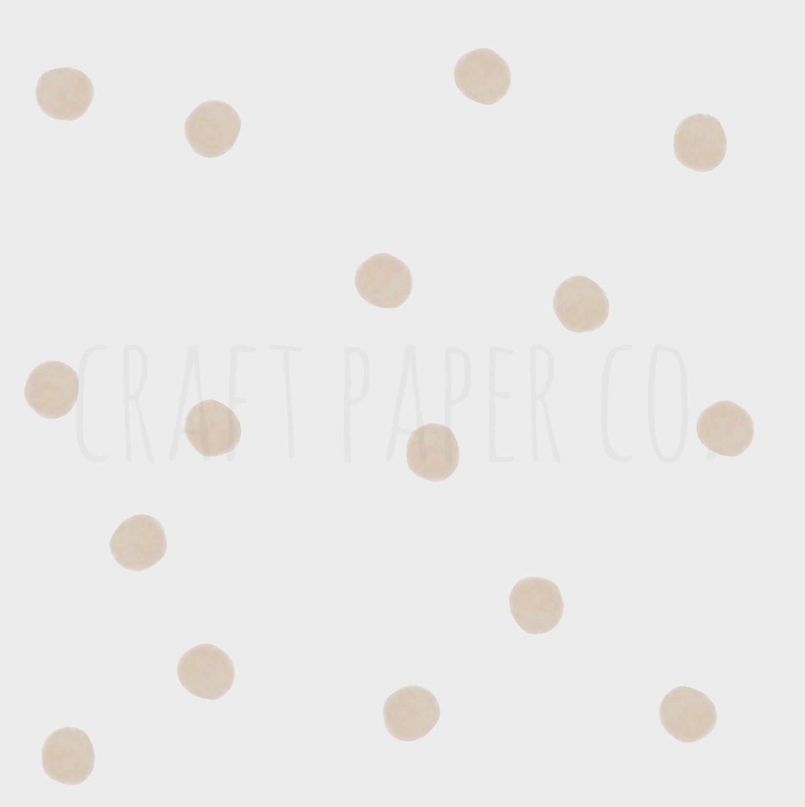 Çikolata Renkli Suluboya Puantiyeler Duvar Sticker — detay görünümü 6 | Craft Paper Co