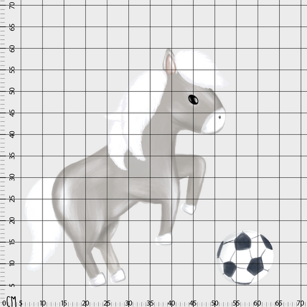 Futbolcu At Erkek Çocuk Odası Duvar Sticker — detay görünümü | Craft Paper Co