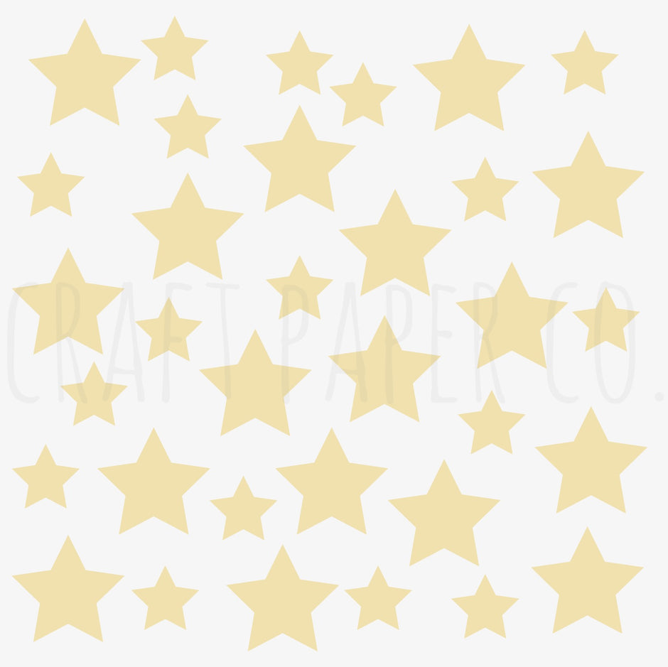 Geometrik Yıldızlar Çocuk Odası Duvar Sticker — El çizimi çocuk odası duvar sticker | Craft Paper Co
