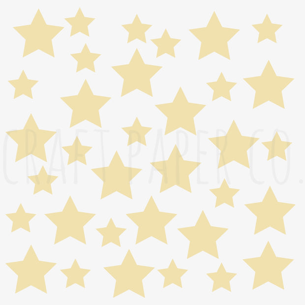 Geometrik Yıldızlar Çocuk Odası Duvar Sticker — El çizimi çocuk odası duvar sticker | Craft Paper Co