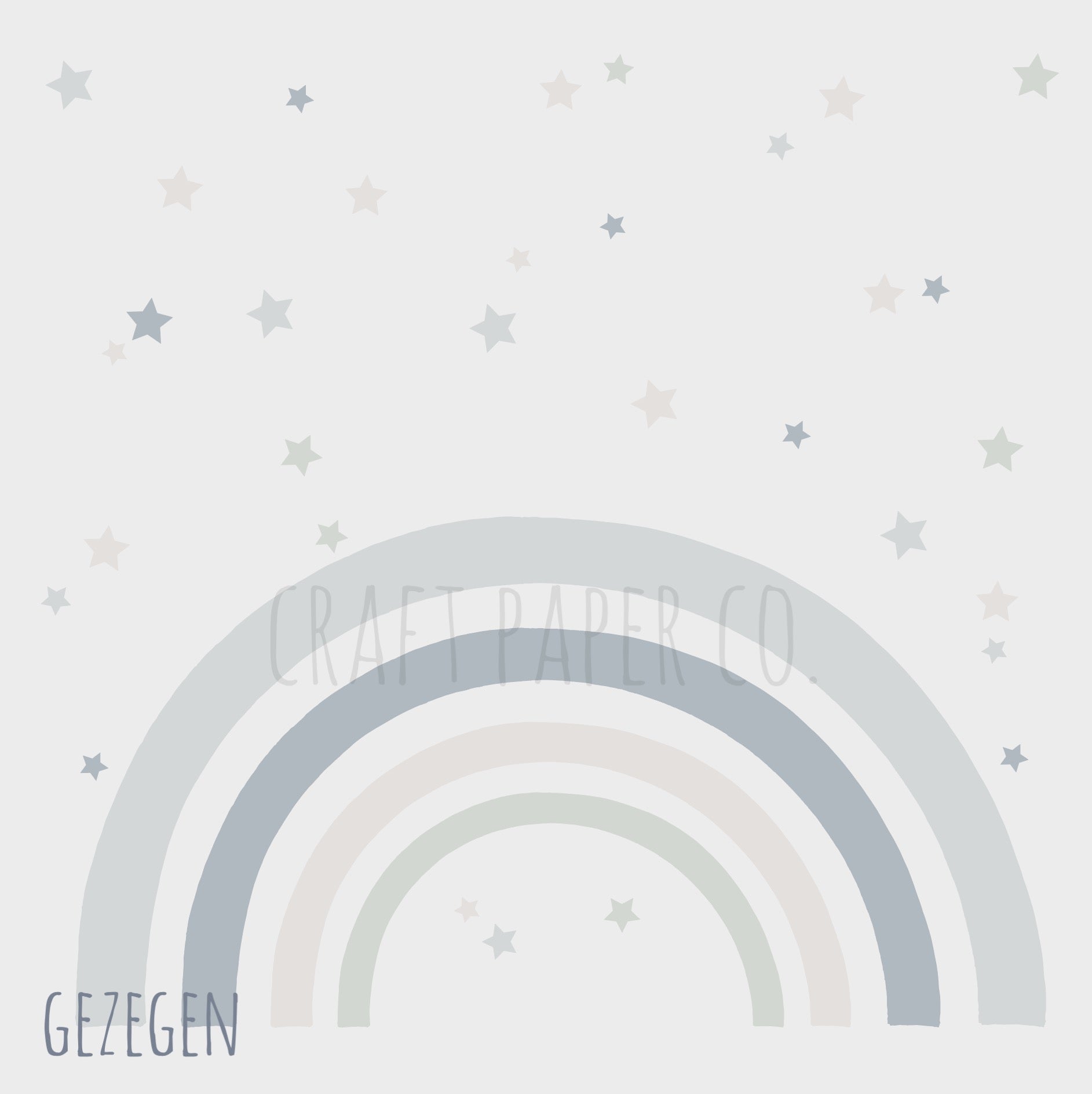 Gökkuşağı Çocuk Odası Duvar Sticker — detay görünümü 3 | Craft Paper Co