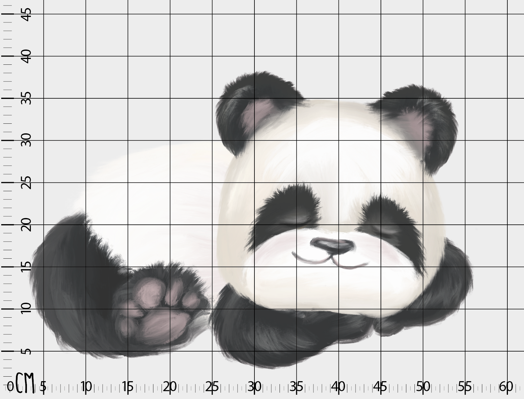 Hayalperest Panda Çocuk Odası Duvar Sticker — detay görünümü | Craft Paper Co