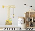 İş Makinaları Erkek Çocuk Odası Duvar Sticker — detay görünümü | Craft Paper Co