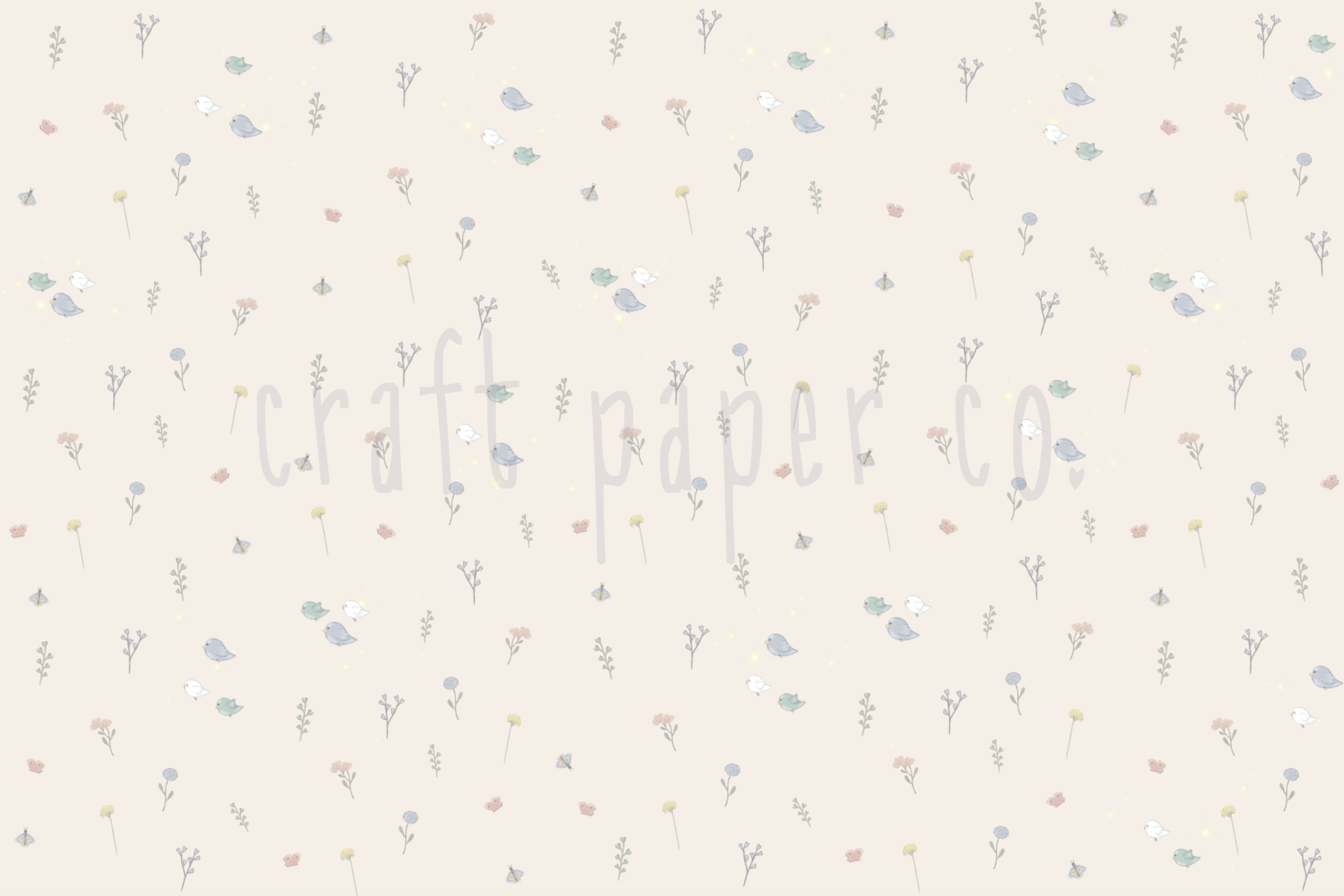 Kır Çiçekleri Duvar Kağıdı — detay görünümü | Craft Paper Co