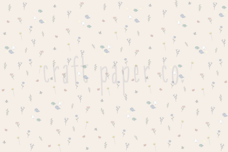Kır Çiçekleri Duvar Kağıdı — detay görünümü | Craft Paper Co