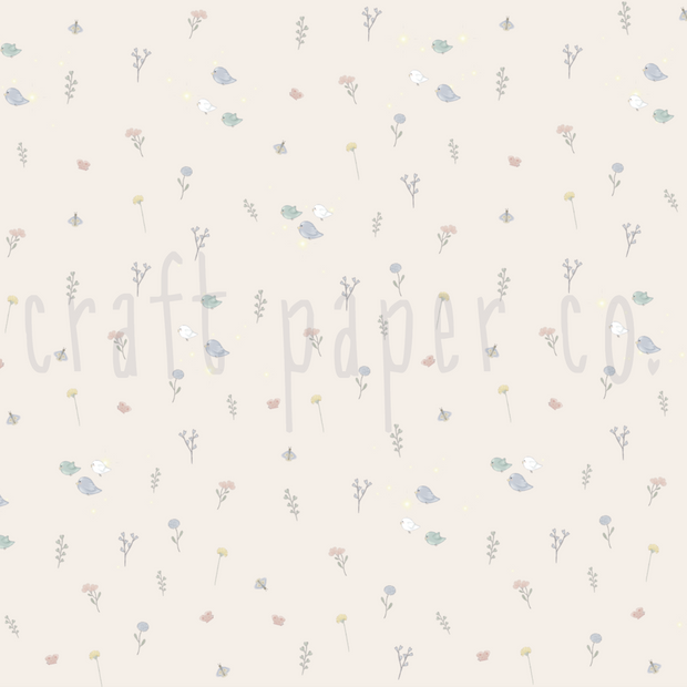Kır Çiçekleri Duvar Kağıdı — detay görünümü | Craft Paper Co