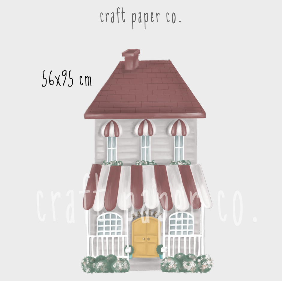Kırmızı Tatlı Fırın Çocuk Odası Duvar Sticker — detay görünümü 2 | Craft Paper Co