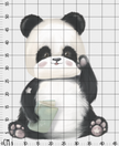 Kitap Okuyan Panda Çocuk Odası Duvar Sticker — detay görünümü | Craft Paper Co
