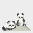 Kitap Okuyan Panda Ve Hayalperest Panda Çocuk Odası Duvar Sticker — El çizimi çocuk odası duvar sticker | Craft Paper Co