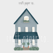 Mavi Arabalı Kedinin Evi Erkek Çocuk Odası Duvar Sticker — detay görünümü | Craft Paper Co