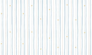 Blue & Beige Starry Stripe Wallpaper Mural; flat design view of blue and beige stripes and stars | Craft Paper Co