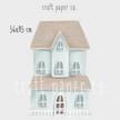 Mavi Yağmurluklu Kedinin Evi Çocuk Odası Duvar Sticker — detay görünümü 2 | Craft Paper Co