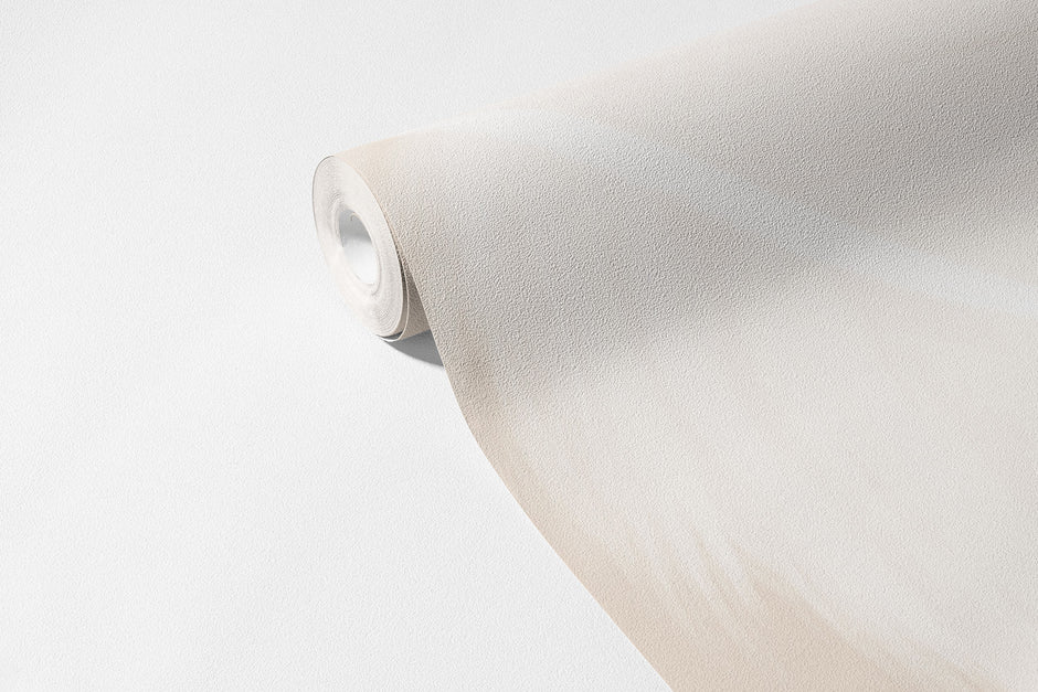 Melek Kanadı Tüyleri Pudra Duvar Kağıdı; rulo yakın çekim, krem tonlu tüylerin yumuşak dokusu | Craft Paper Co
