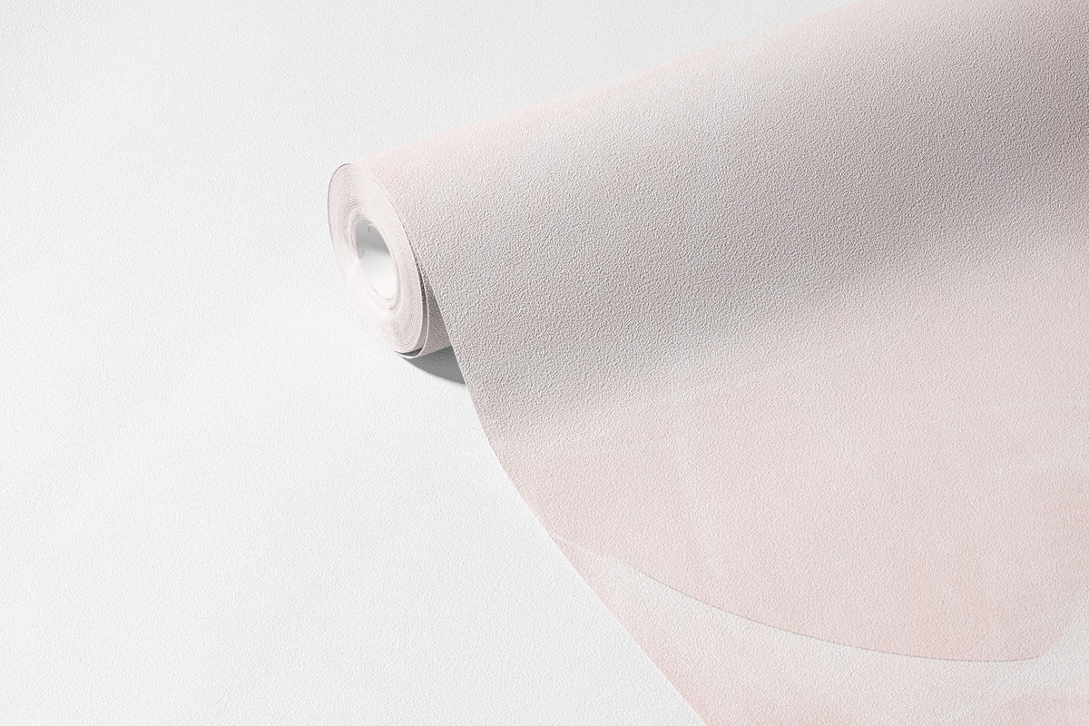 Melek Kanadı Tüyleri Vanilla Pink Duvar Kağıdı; 94 cm non-woven kağıt rulosunda desen ve doku görünümü | Craft Paper Co