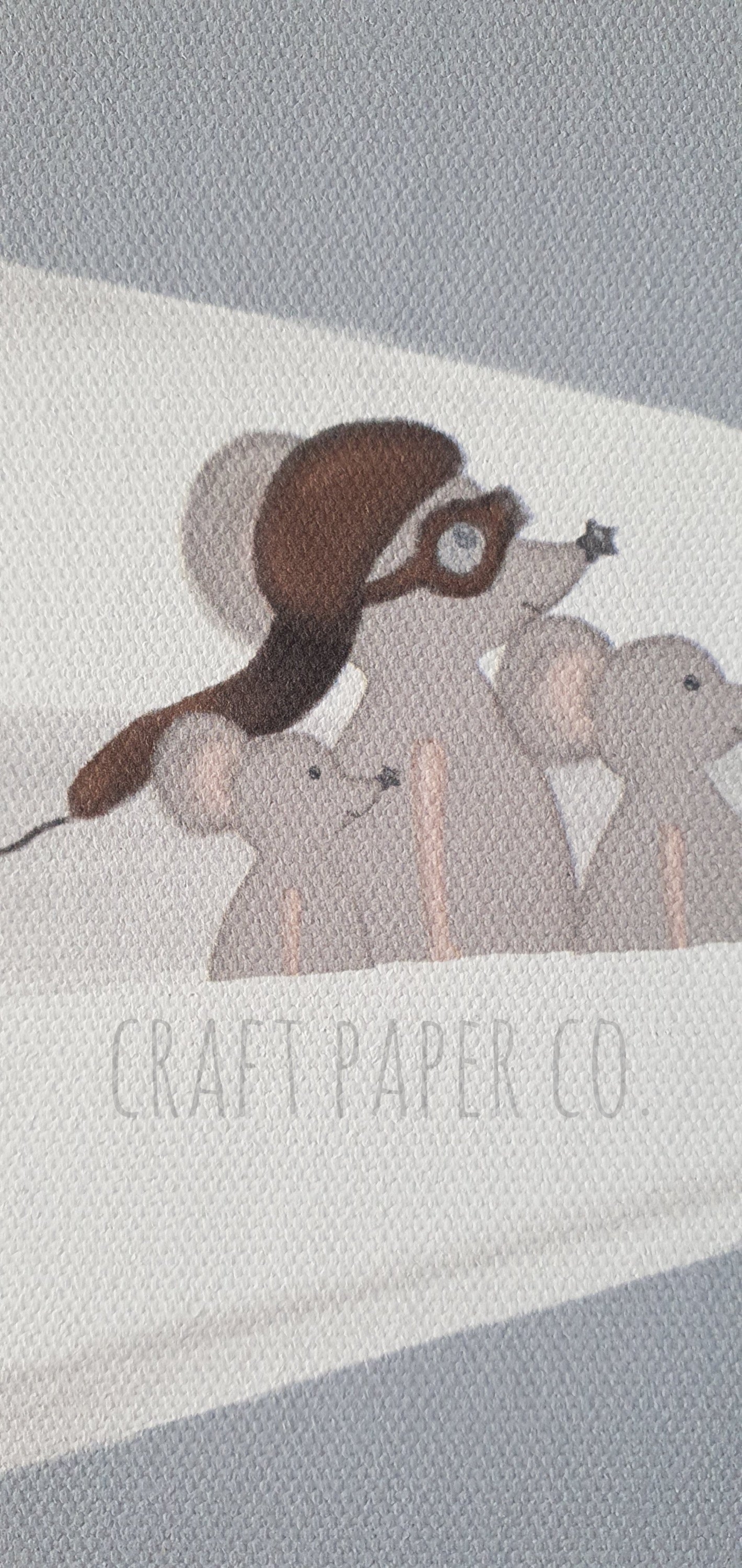 Miki Dad Çocuk Odası Posteri — detay görünümü 3 | Craft Paper Co