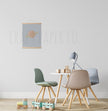Miki On Saturn Çocuk Odası Posteri — El çizimi çocuk odası posteri | Craft Paper Co