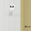 Minik Baykuş Ailesi Çocuk Odası Duvar Sticker — detay görünümü 2 | Craft Paper Co