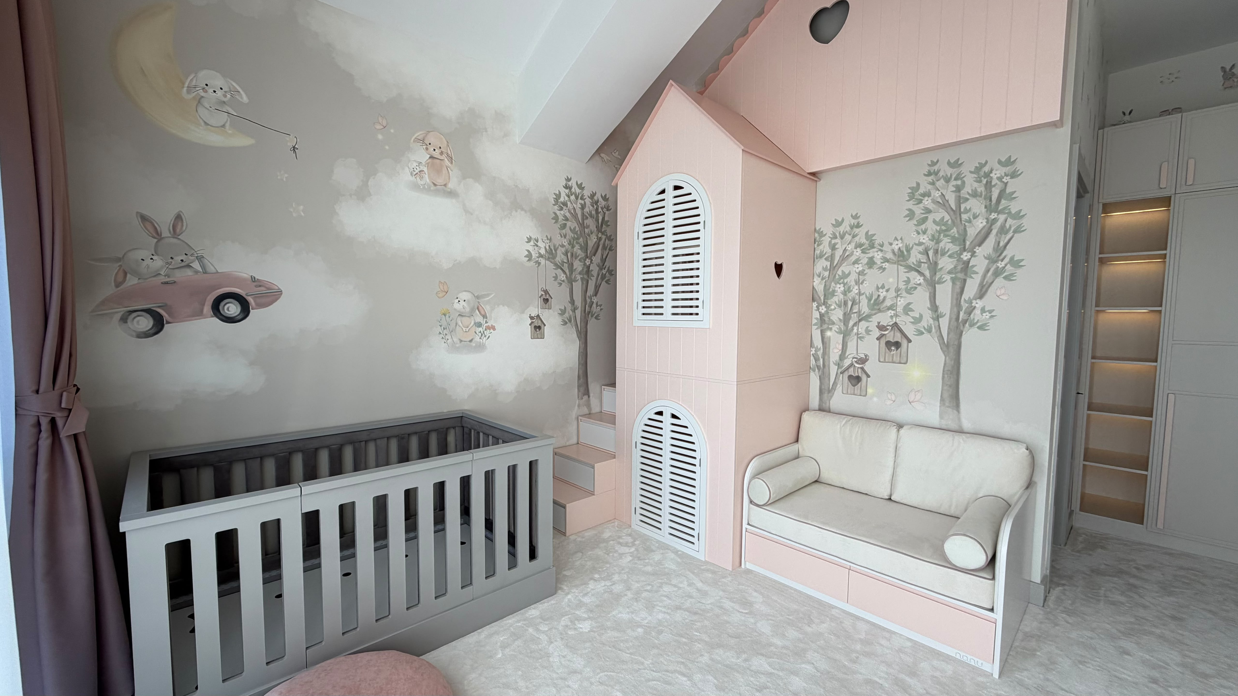 Nanu Bedtime çocuk odası projesi duvar kağıdı