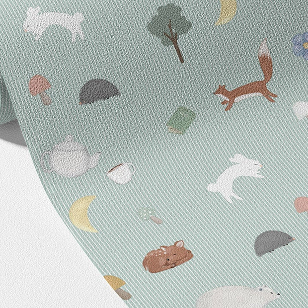 Nordic Forest Animals Wallpaper Mural – Nursery