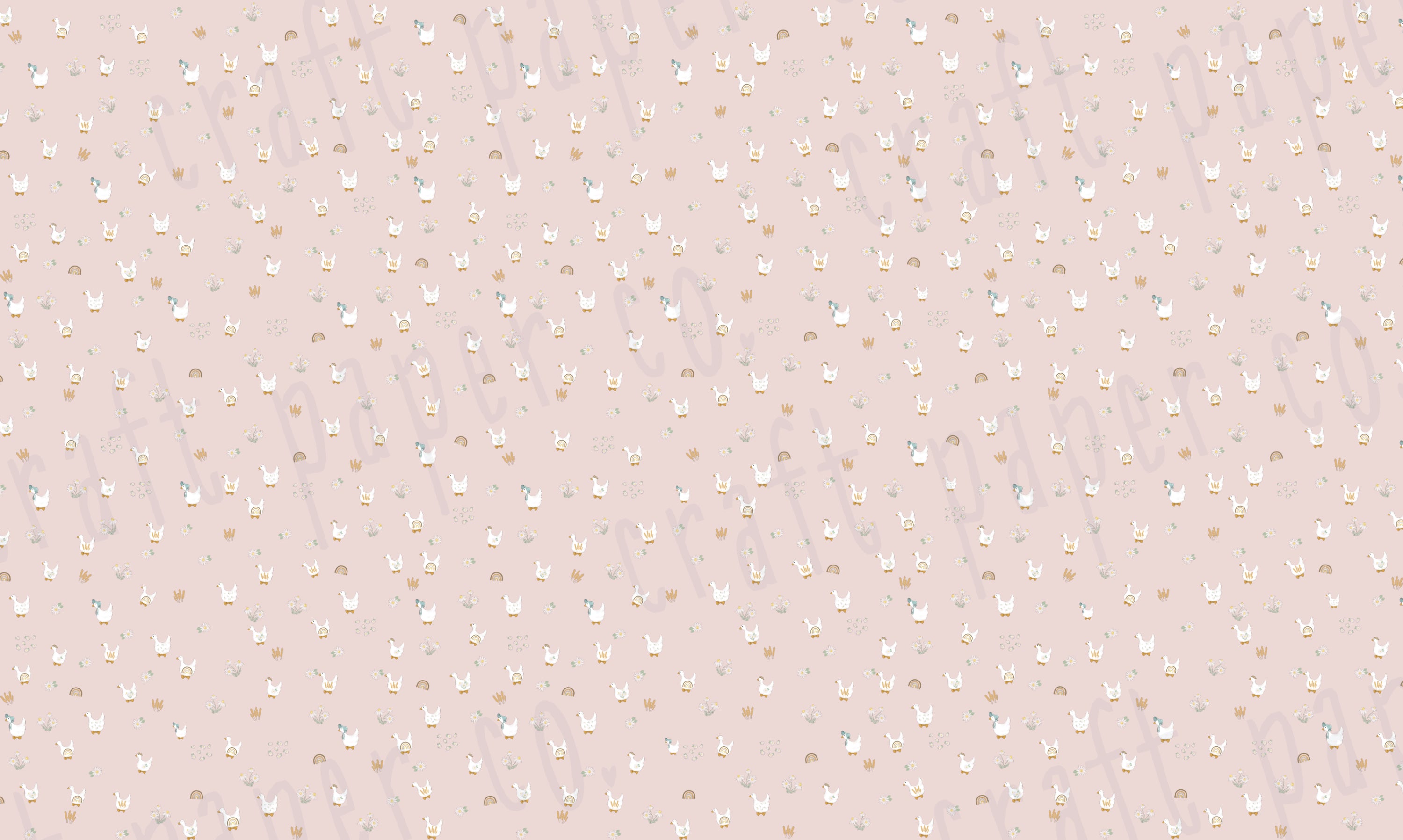 Ördekler Duvar Kağıdı — detay görünümü | Craft Paper Co
