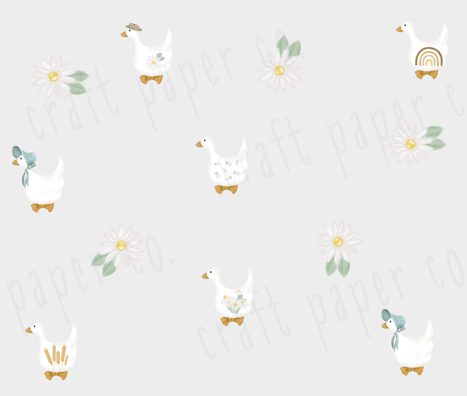 Ördekli Çocuk Odası Duvar Sticker — El çizimi çocuk odası duvar sticker | Craft Paper Co