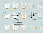 Ördekli Çocuk Odası Duvar Sticker — detay görünümü 2 | Craft Paper Co
