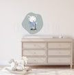 Oyuncu Kedicik Balonu Çocuk Odası Duvar Sticker — El çizimi çocuk odası duvar sticker | Craft Paper Co
