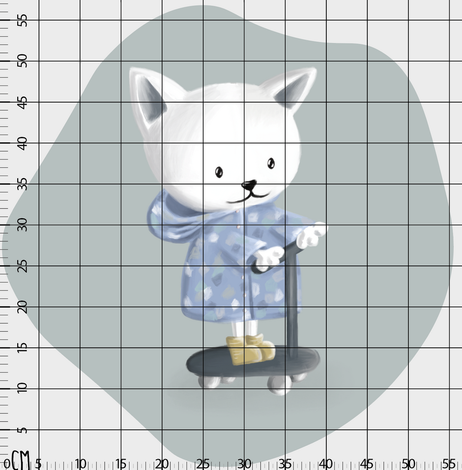 Oyuncu Kedicik Balonu Çocuk Odası Duvar Sticker — detay görünümü 2 | Craft Paper Co
