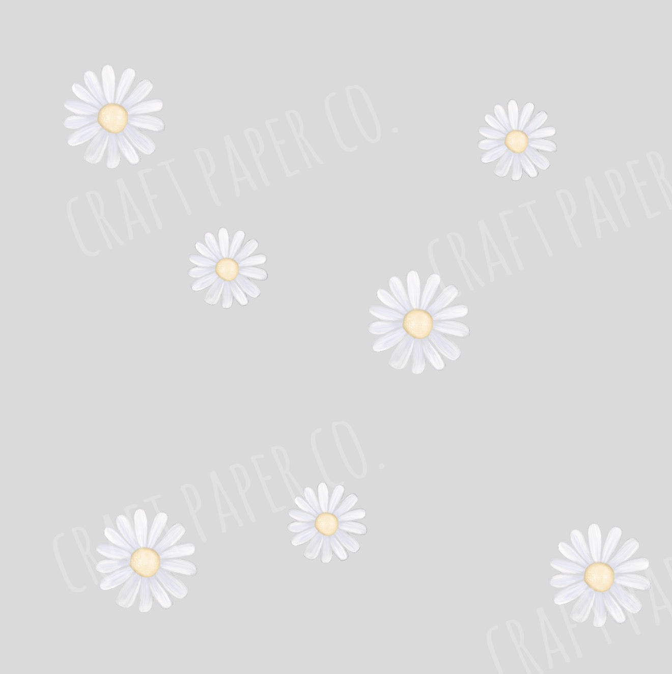 Papatya Çocuk Odası Duvar Sticker — El çizimi çocuk odası duvar sticker | Craft Paper Co