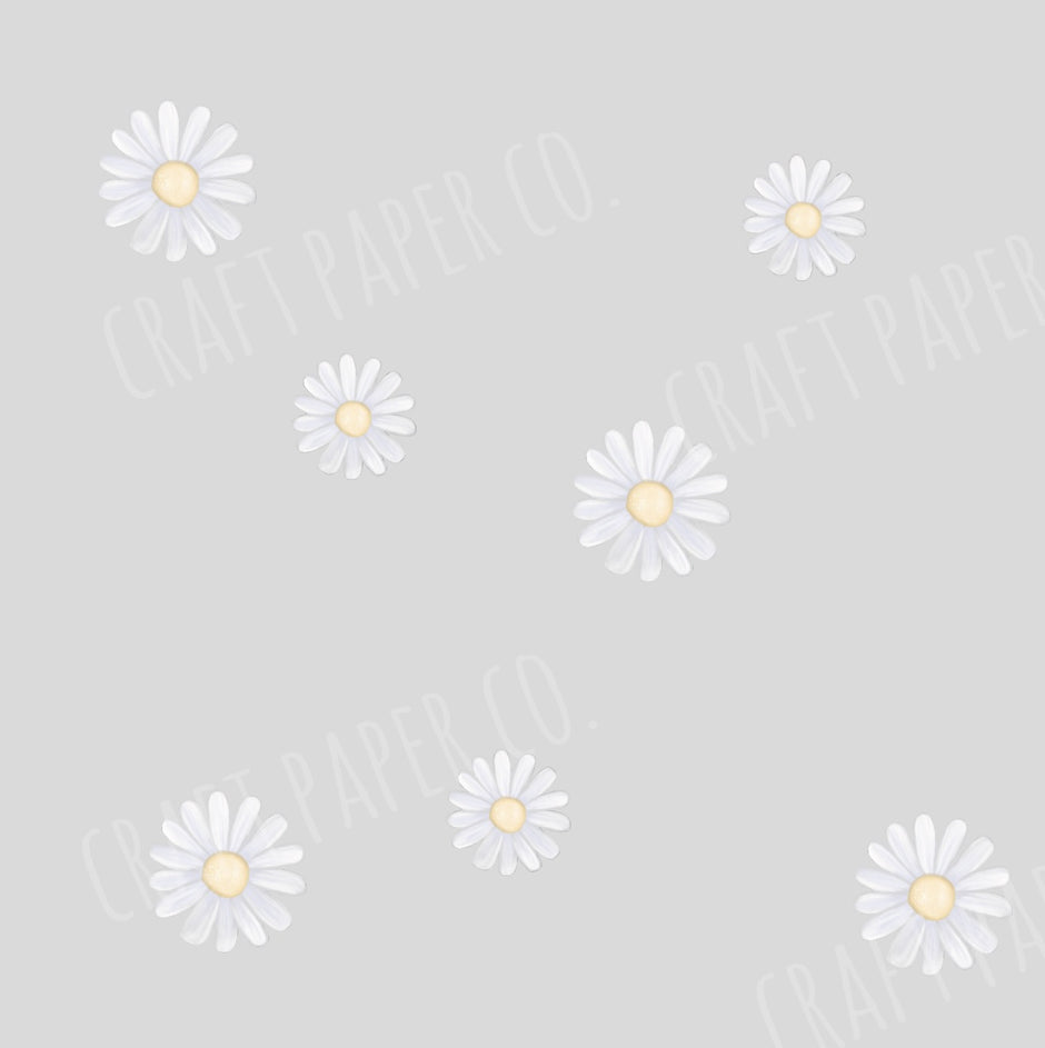 Papatya Çocuk Odası Duvar Sticker — El çizimi çocuk odası duvar sticker | Craft Paper Co