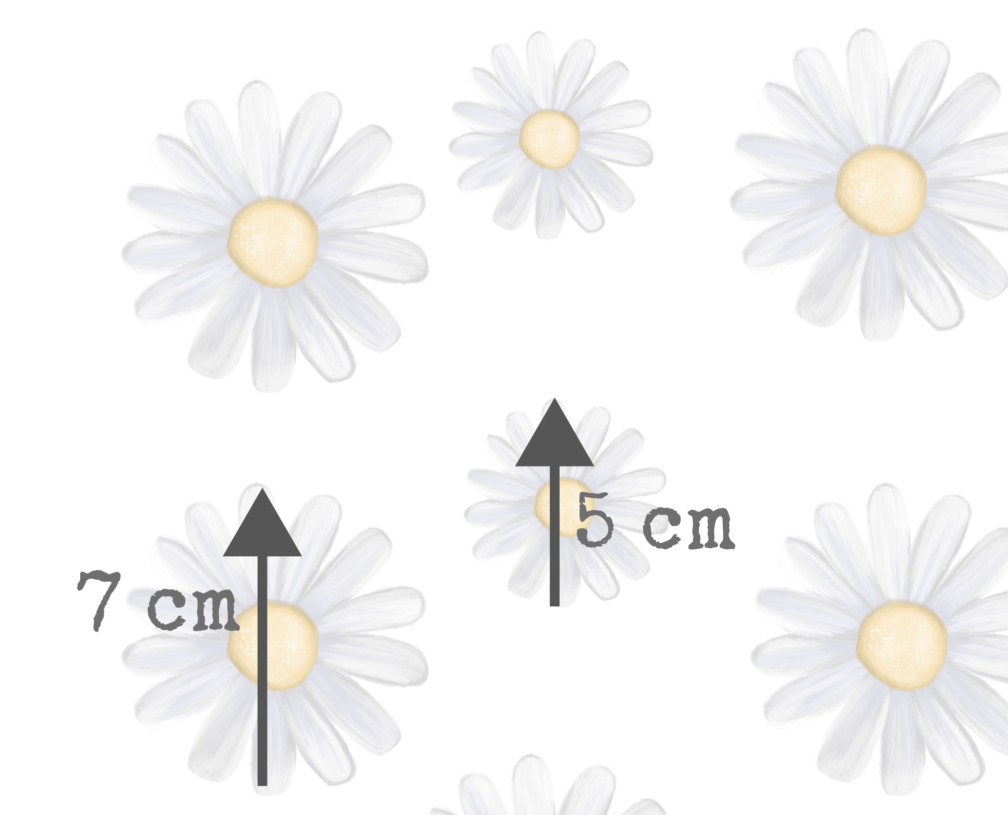 Papatya Çocuk Odası Duvar Sticker — detay görünümü 2 | Craft Paper Co