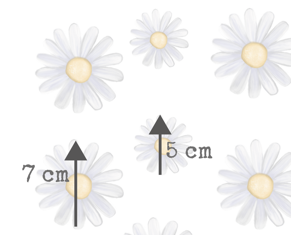 Papatya Çocuk Odası Duvar Sticker — detay görünümü 2 | Craft Paper Co
