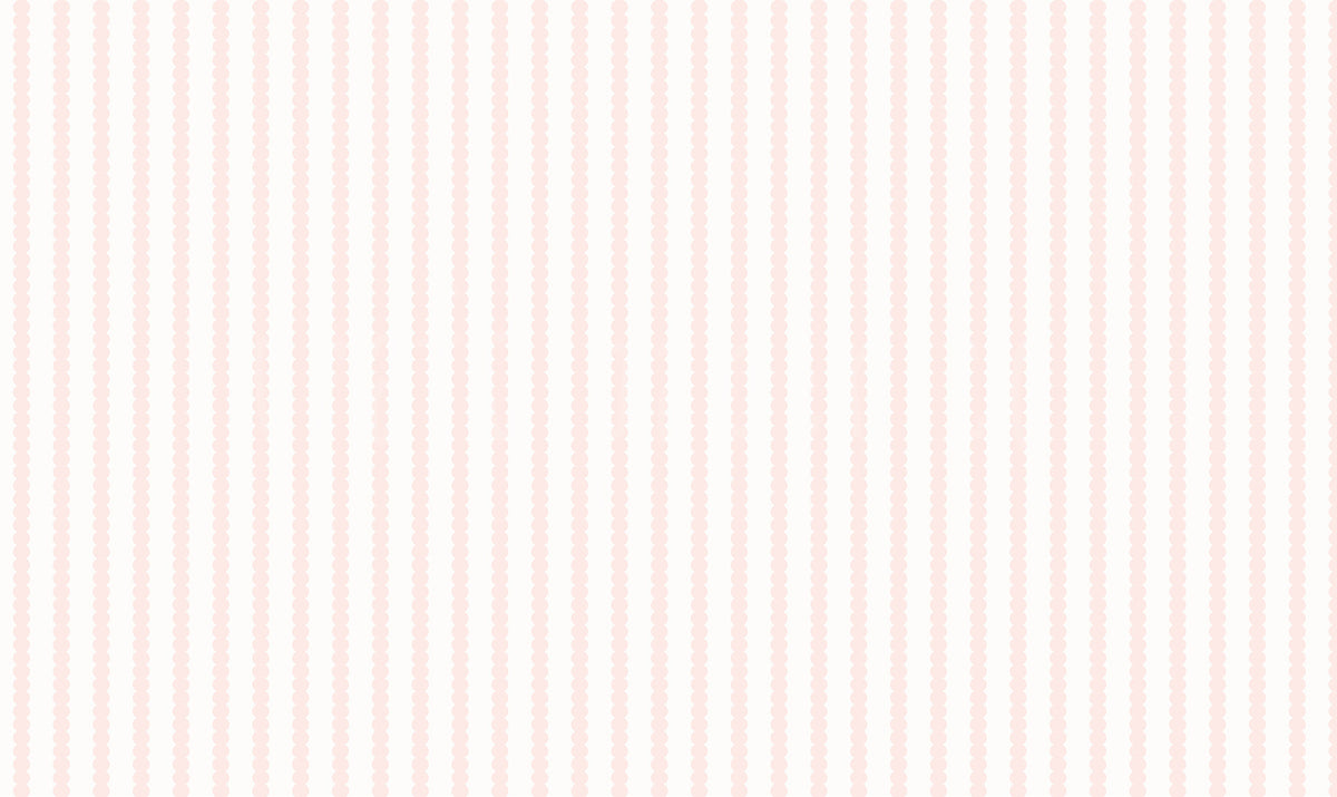 Pembe Bombeli Çizgili Desen Duvar Kağıdı; krem zeminde bombeli çizgilerin filigranlı görünümü | Craft Paper Co