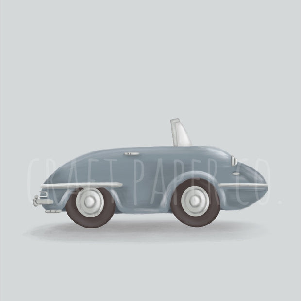 Rolls Royce Çocuk Odası Posteri — detay görünümü | Craft Paper Co