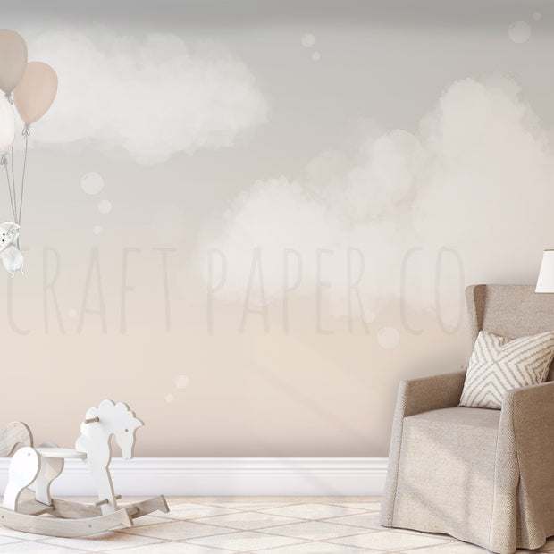 Rüya Bebek ve Çocuk Odası Duvar Kağıdı — El çizimi, ölçüye özel üretim | Craft Paper Co