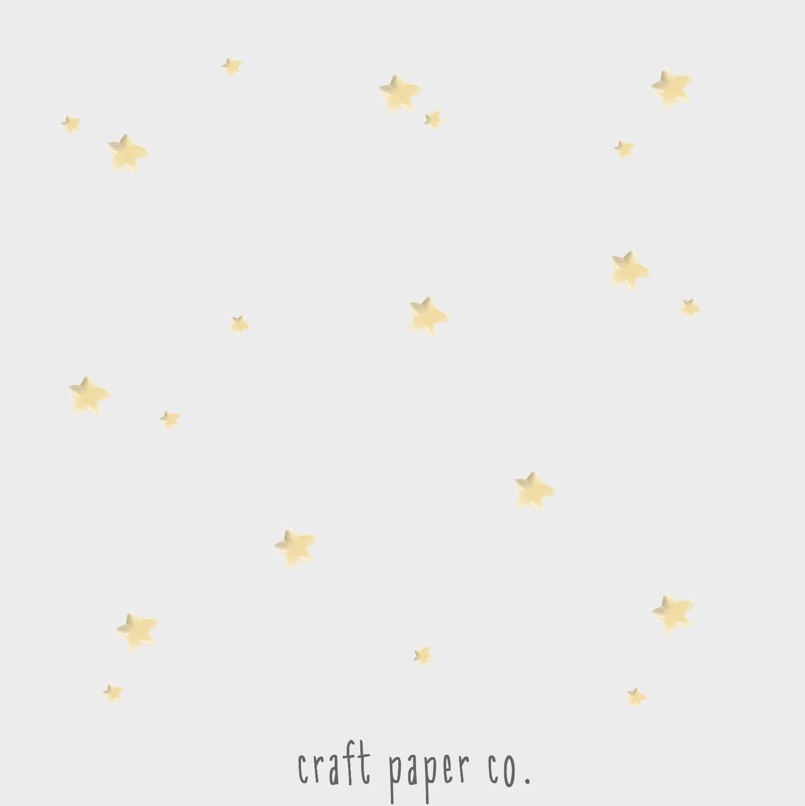 Sarı Yıldızlar 20 li Sticker Çocuk Odası Duvar Sticker — El çizimi çocuk odası duvar sticker | Craft Paper Co
