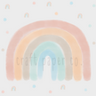 Suluboya Bohem Gökkuşağı ve Puantiyeler Duvar Sticker — detay görünümü 2 | Craft Paper Co