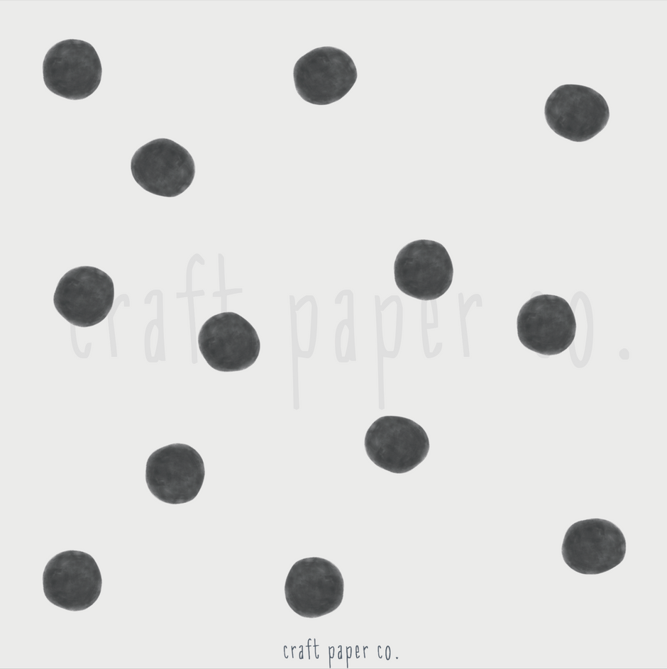 Suluboya Görünümlü Puantiyeler Çocuk Odası Duvar Sticker — El çizimi çocuk odası duvar sticker | Craft Paper Co